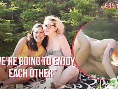 Ersties - Hanna & Jin Take Things Outdoors For a Torrid Lesbo Sex Sesh