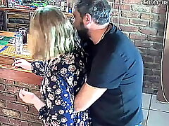 Caught my wifey cuckold with the pool man on cc tv