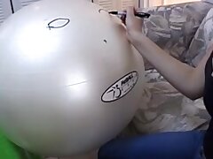 Platinum-blonde chick gets pierced cunt slurped and pumped by a dude while she inhales another one