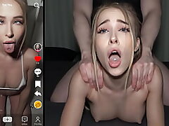 SHE MESSAGED US ON TIKTOK - Extra Tight Teen Enjoys Harsh Doggy Fucking