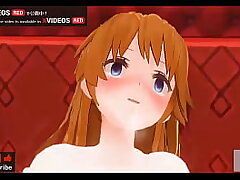 Uncensored Anime porn animation Asuka assfuck sex.