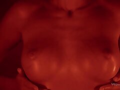 WOWGIRLS Magnificent model with perfect bosoms Sonya Blaze fapping for us in this supah super-fucking-hot solo movie
