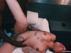Bbc Monster Spreads Out & Poke Horny Tatted Latina Teenage Brooklyn Enjoy / L...