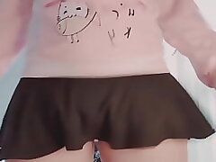Smallish nubile bouncing her big bootie and perfect lil cooch - Hana Lily
