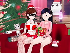 Helen Parr as Elastigirl suck the wrong santa &vert; The Incredibles &vert; Utter Video on PTRN or Sheer: Fantasyking3