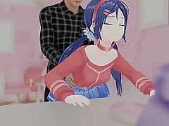 MiSide blender orgy animation