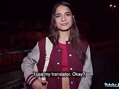 Public Agent Steaming French Model is more than blessed to get fucked by a stranger in public