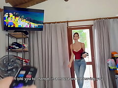 Ample caboose stepmom and a creampie from her son-in-law
