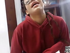 Sister just revved College-aged and asks for her first porno movie Sister addicted to sex Anal stunner with creamy pussy Xvideos Immense Bum