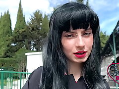 Lucifera and her angel face are looking for rock hard fuckfest