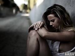 Homeless teen plowed rough by a prosperous dude