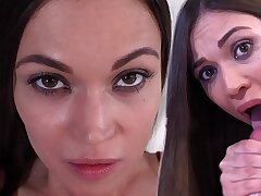 Alyssa Reece Pleads For Cum - BLOWJOB &vert; POV &vert; DEEP Internal cumshot &vert; Groaning Climax &vert; Grubby Converse