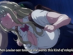 Buxom blond anime porn