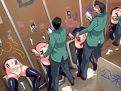 Hentai - College Public Douche Fuck-Holes [Subtitled]