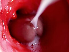CAMERA Inwards PUSSY: POWERFULL Jizm IN PUSSY! BEST Internal ASMR in 4K MORE SPERM