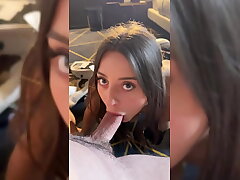 At my arrival, I get torn up in my motel room- Luna Gal