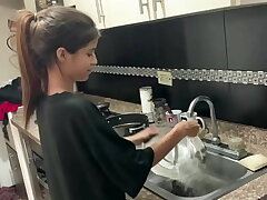Playful horny stepsister enjoys to rail on my huge cock Utter STORY