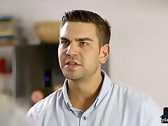 Teenage childminder Mia Malkova fucks the guy during interview