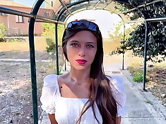 Lola, stellar girl with angel face, wants cock