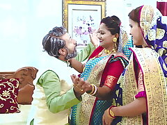 Tharki Burha step Father-in-law Fucks Four Freshly Married Daughters-in-law in Law ( Hindi Audio )