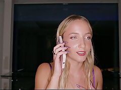 Spectacular School Chick Waits for Us with a Plaything in Her Rump for Us to Fuck Her Firm - Chloe Chevalier