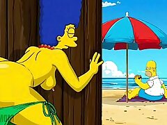 Married Housewife Gets Fucked By Everyone Except Her Cuckold Husband. Best Toon Compilation. Simpson Parody