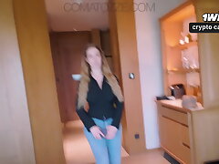 Youthfull Motel Manager's Public Internal cumshot Encounter