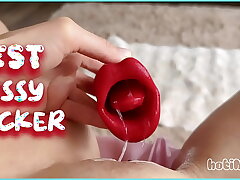 OMG!!!THIS PUSSY LICKER TOY Slurp MY WET HORNY PUSSY