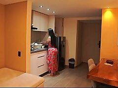Son-in-law ends up with a stiffer cock than ever thanks to his big-assed stepmother.