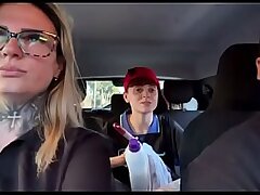 I found a windshield washer at the traffic light! And I called him over to be a porn actor and have molten bang-out in our camper in the middle of the street. I made her all wet and she wiped our whole camper seat.