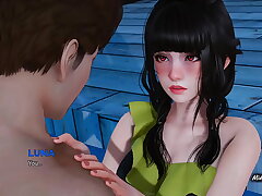 Eternum Sex Novel Part 43 &vert; Swimming with Super-hot Luna
