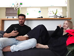 I'm on the Smartphone with My Lover, while His Hottest Friend Romps Me on Doggystyle ...