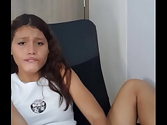 woman Eighteen vag with faux-cock