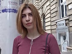 GERMAN SCOUT - Rothaariges Teenager Mia bei Model Job gefickt