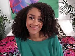 Bubbly Ariana Aimes squirts milk from her bra-stuffers