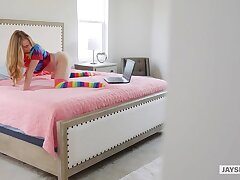 Hot HandJob Compilation! Teen Blonde and Gigantic Dick! AliceMargo.com