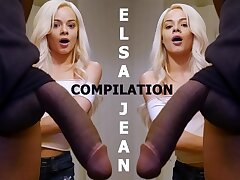 BANGBROS - Teen Elsa Jean Compilation: Petite Girl Rammed With Good-sized Cocks!