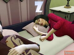 Japanese Son Fucks Sleeping Japanese Mom After His Cheek Ached And He Went To Bed Next To His Mother Sharing The Bed Together - Family Sex Taboo - Adult Vid - Forbidden Sex