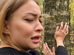 ultra-kinky junkie was witnessing the girl ! then he plumbed her in the forest