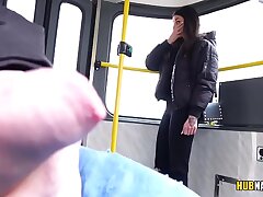 Woman sees me jerking off on a tram! # Stacy Sommers