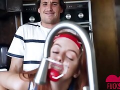 Cleo Bardot, Tyler Nixon In The Headgear Hottie
