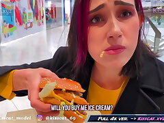 Risky Blow-job in Fitting Guest room for Big Mac - Public Agent PickUp & Ravage College girl in Mall / Kiss Cat
