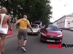 Russian Hoe Ivana Sugar picked up in the street & bum-fucked by a Monster cock!