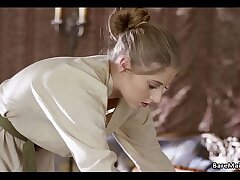 Sheila plays fro their way honeypot respecting their way Lady's chamber