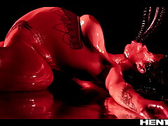 EXORCISM CUMFLATION Porn - Hot Fantastic Devil got Fucked by Alien Priest - Canela Flesh