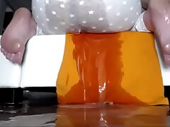 snap - chrissleoo20 tart cum all over the floor after she was pummeled by bigcock