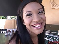 Ebony Honey Rhianna Ryan Wants a Taste of Whitezilla's Schlong
