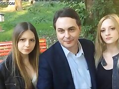 Andrea Dipre instruct future adult movie stars how to do in park affairs