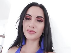 Dual Anal Big black cock with Megan Venturi Nut sack Deep Anal, DAP, Gapes, Great Facial cumshot GIO1258