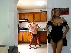 Cougar and Gf Double Fun
